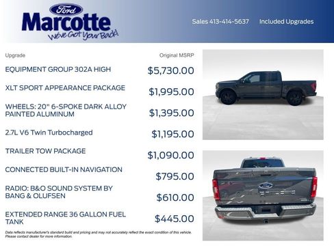 Used 2021 Ford F150 XLT w/ Equipment Group 302A High AWD/4WD image 4