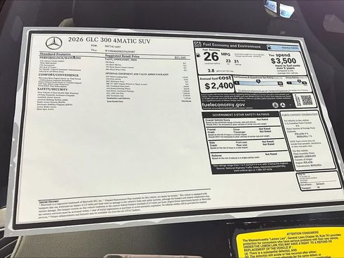 New 2026 Mercedes-Benz GLC 300 4MATIC image 18