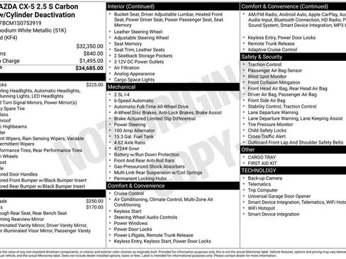 New 2025 MAZDA CX-5 Carbon Edition image 34