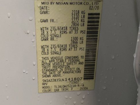 Used 2020 Nissan Murano SV w/ Premium Package image 33