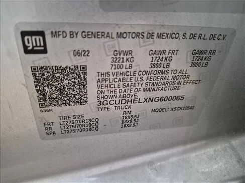 Used 2022 Chevrolet Silverado 1500 ZR2 w/ Technology Package AWD/4WD image 25