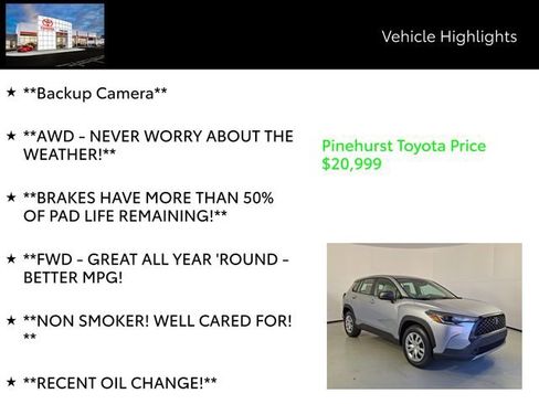 Used 2023 Toyota Corolla Cross L image 13