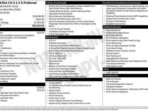 New 2026 MAZDA CX-5 Preferred AWD/4WD image 4