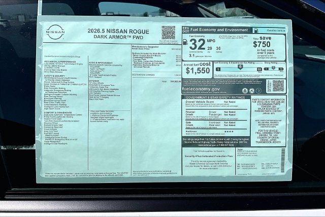 New 2026 Nissan Rogue Dark Armor FWD image 13
