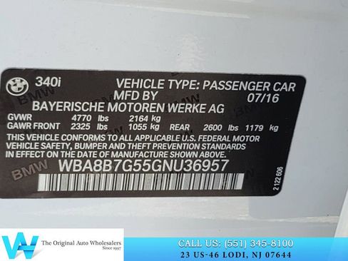 Used 2016 BMW 340i xDrive Sedan AWD/4WD image 31