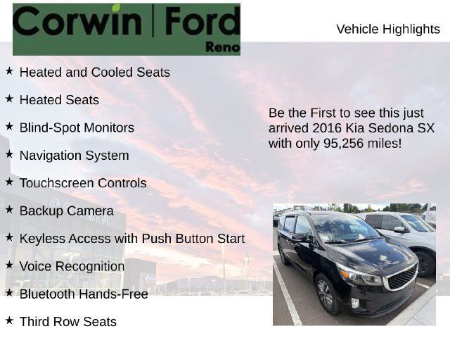 Used 2016 Kia Sedona SX FWD image 4