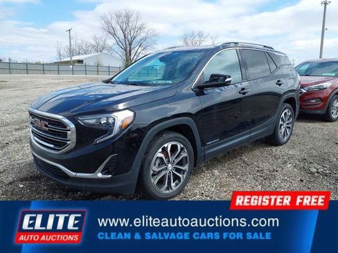 Used 2021 GMC Terrain SLT w/ Infotainment Package II FWD image 3