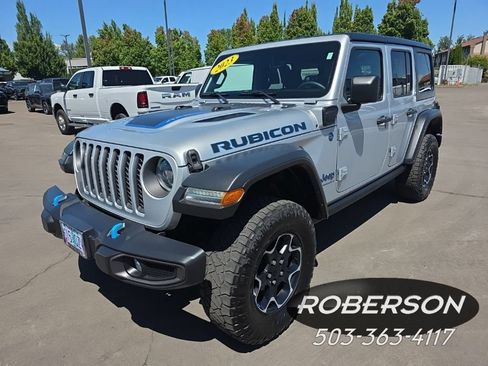 Used 2023 Jeep Wrangler Unlimited Rubicon 4xe AWD/4WD image 1