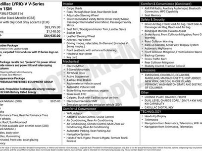 New 2026 Cadillac Lyriq V