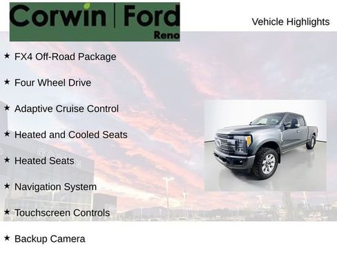 Certified 2018 Ford F350 Platinum w/ FX4 4x4 Off Road Package image 7