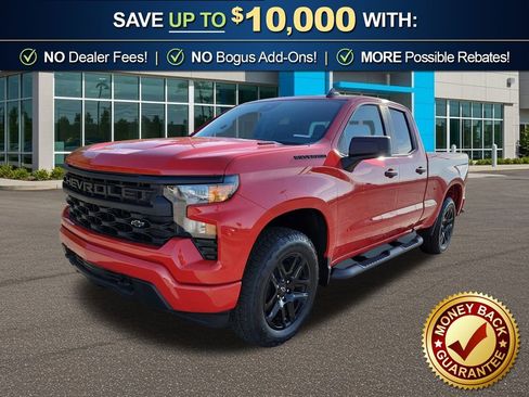 New 2026 Chevrolet Silverado 1500 Custom w/ Turbomax Blackout Package AWD/4WD image 1