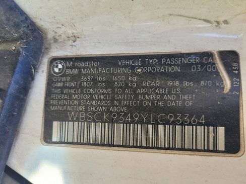 Used 2000 BMW M Roadster image 28