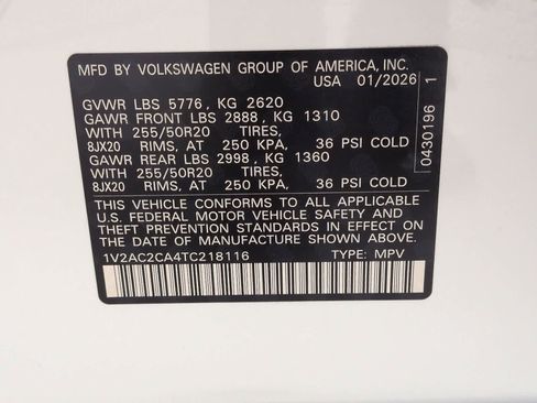 New 2026 Volkswagen Atlas Cross Sport SEL R-Line image 39