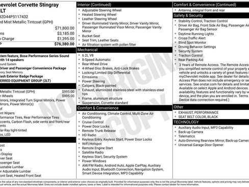 Used 2023 Chevrolet Corvette Stingray Preferred Cpe w/ 2LT RWD image 35