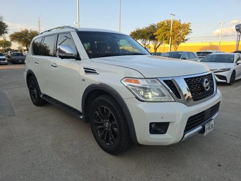 Used 2017 Nissan Armada Platinum w/ Interior Lighting Package AWD/4WD image 4