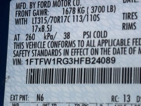 Used 2017 Ford F150 Raptor w/ Equipment Group 801A Mid AWD/4WD image 32