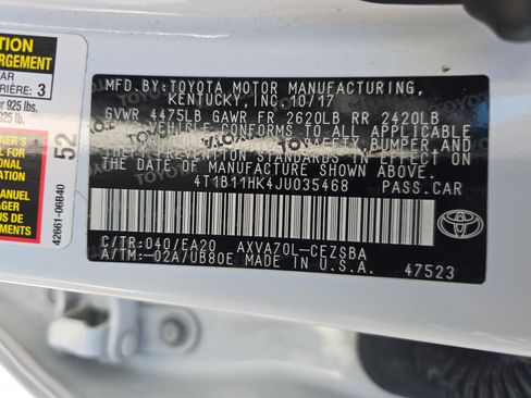 Used 2018 Toyota Camry SE w/ Convenience Package FWD image 36