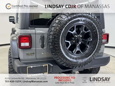 Certified 2022 Jeep Wrangler Unlimited Sport AWD/4WD image 10