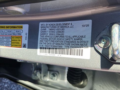 New 2025 Honda Accord LX image 16