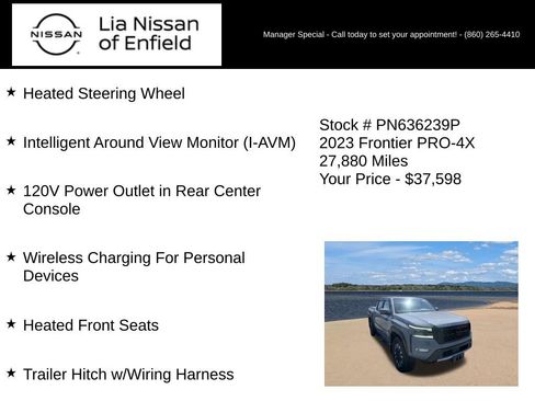 Used 2023 Nissan Frontier PRO-4X w/ Pro Convenience Package AWD/4WD image 20