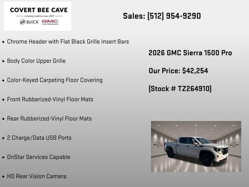 New 2026 GMC Sierra 1500 Pro w/ Graphite Edition RWD image 36