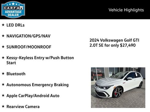Certified 2024 Volkswagen GTI SE image 4