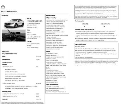 Used 2023 MAZDA CX-5 AWD 2.5 S w/ Preferred Package image 3