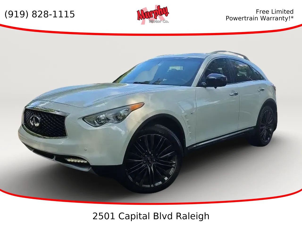 Used 2017 INFINITI QX70 2WD w/ Limited Package image 1