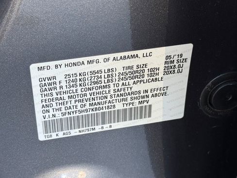 Used 2019 Honda Pilot Touring image 33