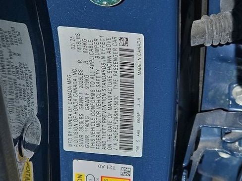 Certified 2025 Honda Civic LX image 36