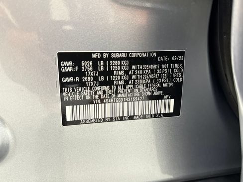 Certified 2024 Subaru Outback Wilderness AWD/4WD image 29