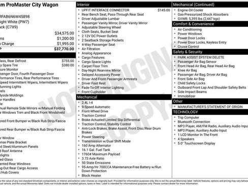 Used 2022 RAM ProMaster City Wagon FWD image 17
