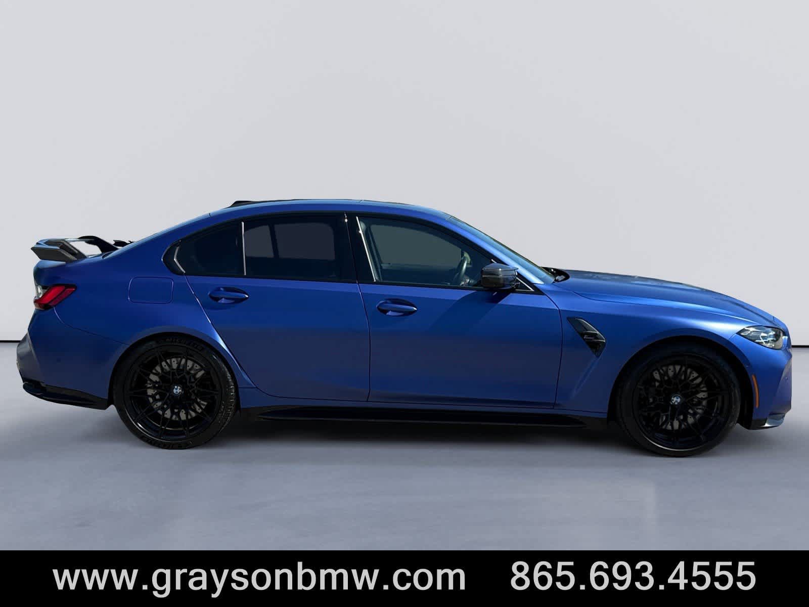 Used 2024 BMW M3 Competition w/ M Carbon Exterior Package RWD image 2
