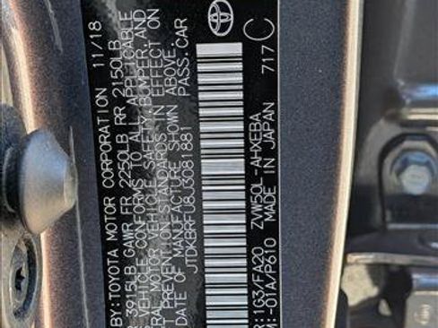 Used 2018 Toyota Prius One FWD image 23