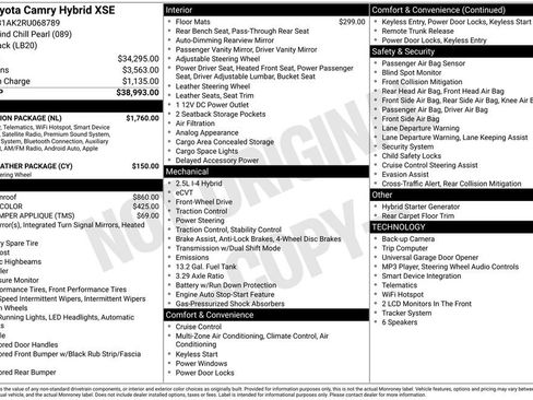 Used 2024 Toyota Camry XSE w/ Navigation Package FWD image 4
