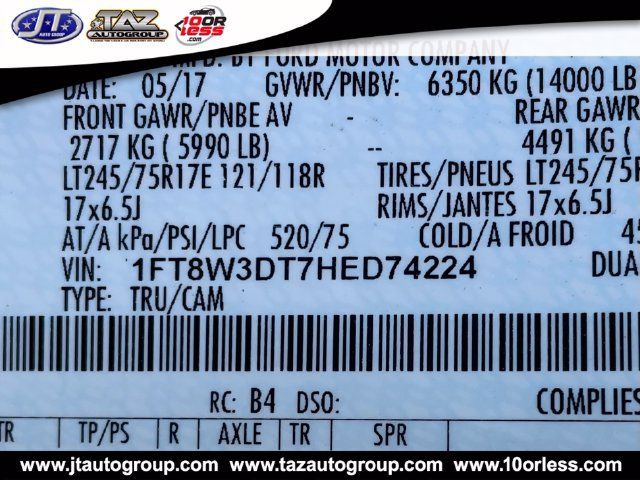 Used 2017 Ford F350 Platinum w/ Platinum Ultimate Package AWD/4WD image 11