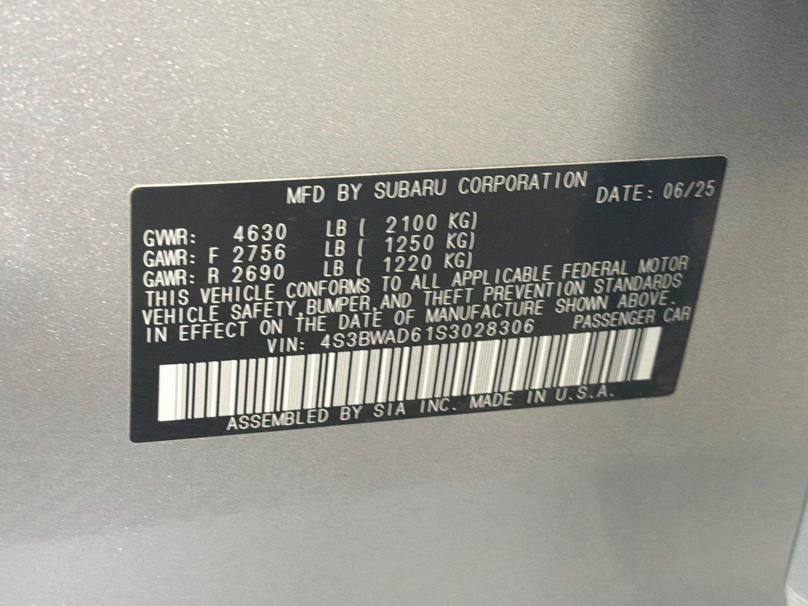 Used 2025 Subaru Legacy Premium AWD/4WD image 39