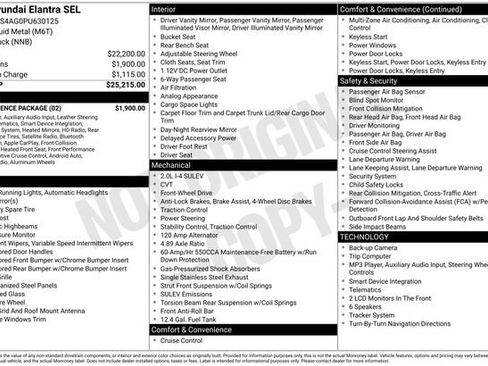 Used 2023 Hyundai Elantra SEL w/ Convenience Package FWD image 12