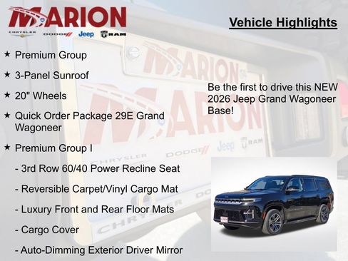 New 2026 Jeep Grand Wagoneer 4WD w/ Premium Group I image 5