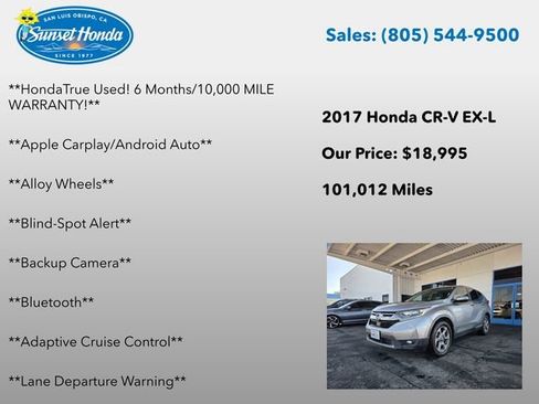 Used 2017 Honda CR-V EX-L image 6