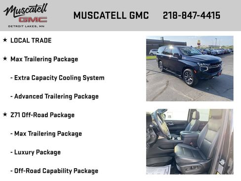 Used 2021 Chevrolet Tahoe Z71 w/ Z71 Signature Package AWD/4WD image 6