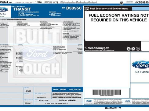 Used 2017 Ford Transit 350 XL image 2