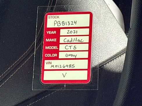 Used 2021 Cadillac CT5 V w/ Premium Package RWD image 26