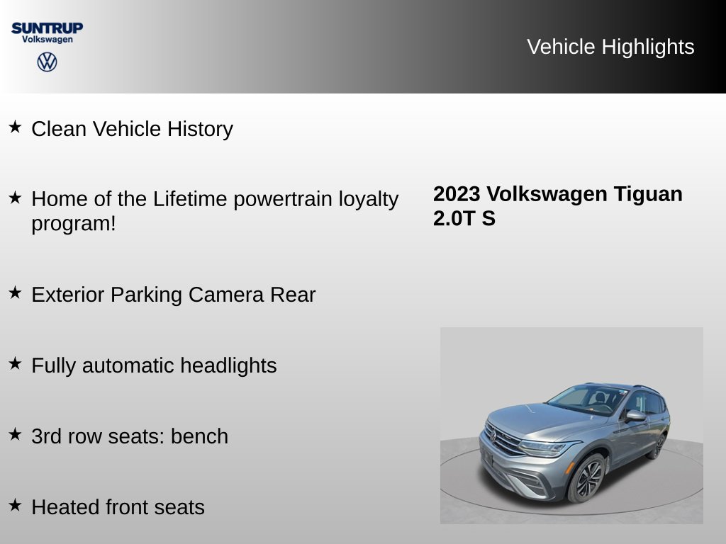 Used 2023 Volkswagen Tiguan S FWD image 7
