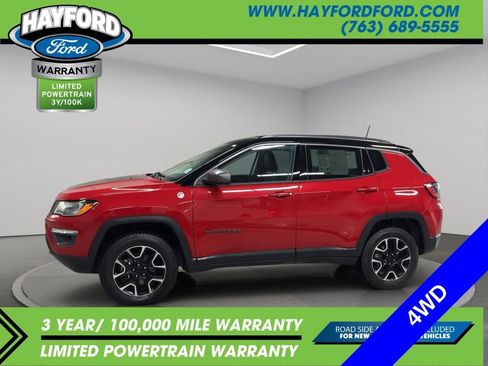 Used 2021 Jeep Compass Trailhawk AWD/4WD image 3