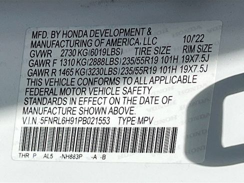 Used 2023 Honda Odyssey Elite image 36