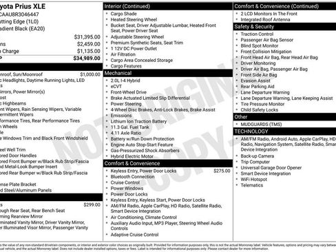 Used 2024 Toyota Prius XLE image 25