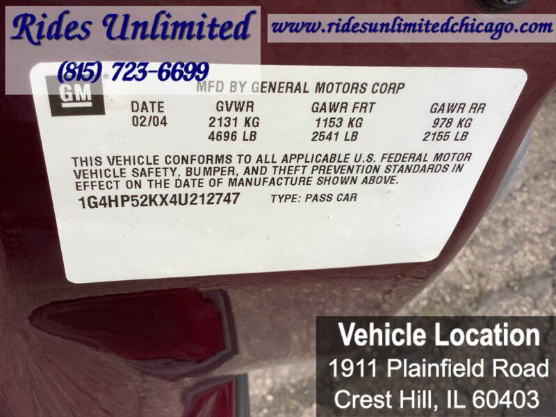 Used 2004 Buick Le Sabre Custom w/ Wheel and Sounds Package FWD image 20
