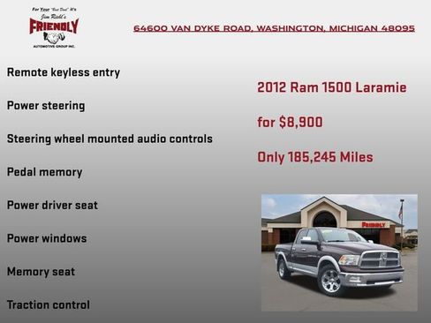 Used 2012 RAM 1500 Laramie AWD/4WD image 15