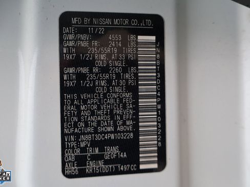 Used 2023 Nissan Rogue Platinum w/ Platinum Premium Package FWD image 31